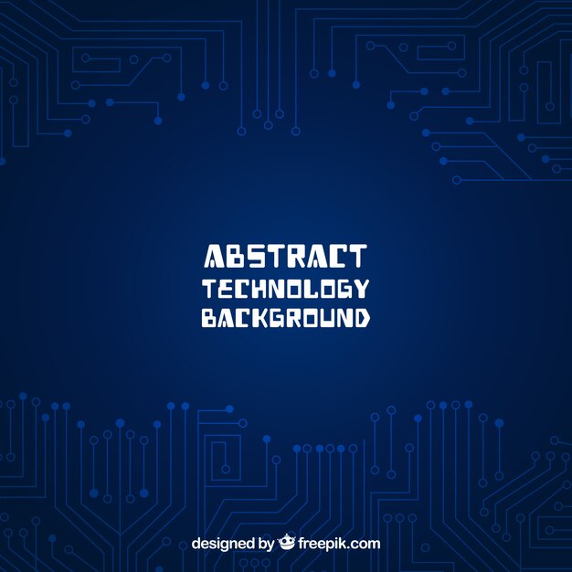 Technology background in abstract style