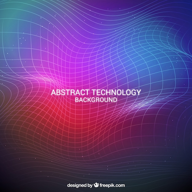 Technology background in abstract style