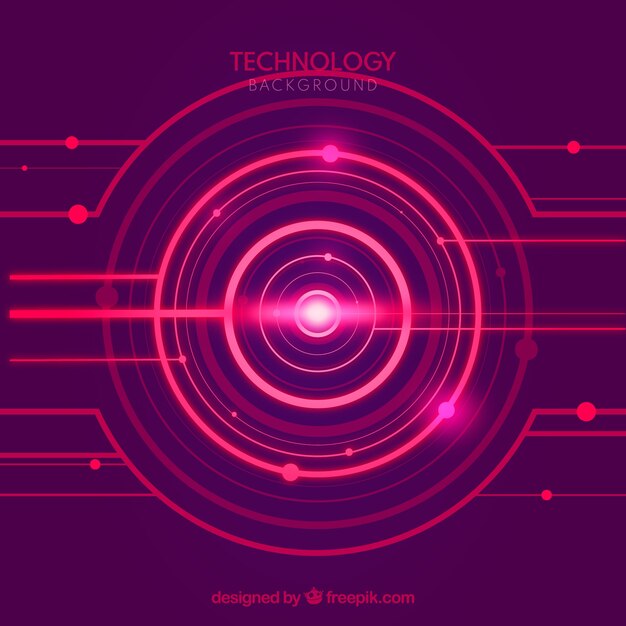 Technology background in abstract style