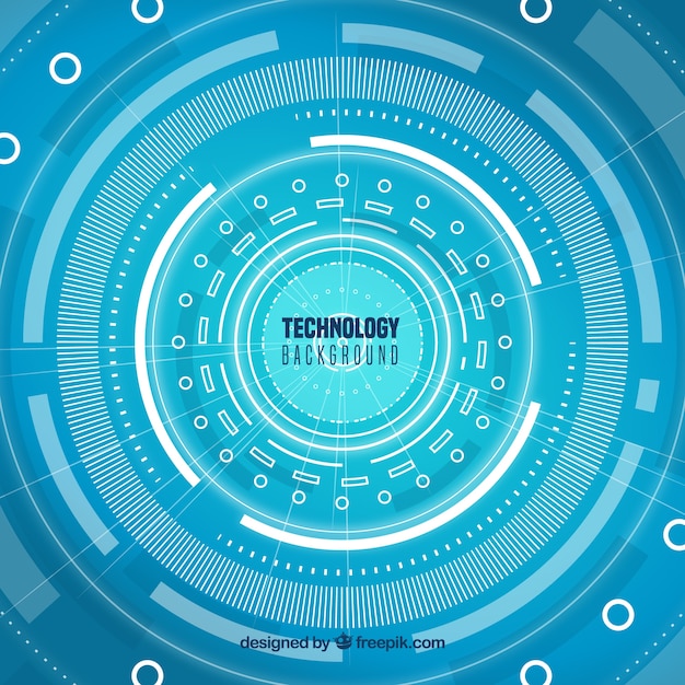 Sfondo di tecnologia in stile astratto