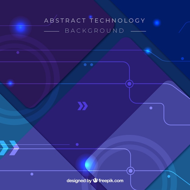 Technology background in abstract style