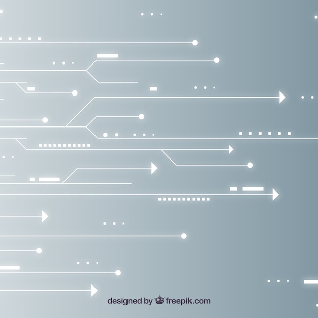 Sfondo di tecnologia in stile astratto