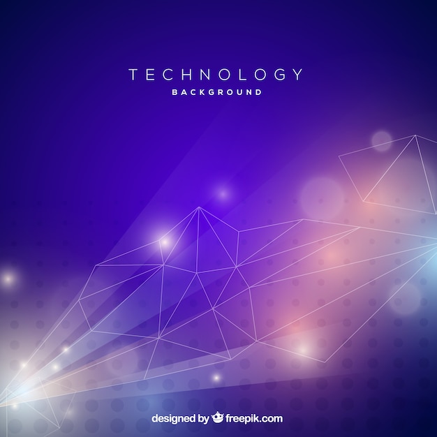 Technology background with colorful style