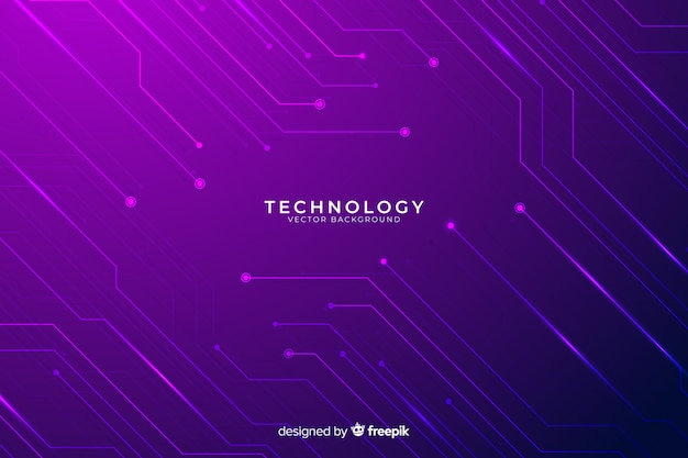 Free vector technology background