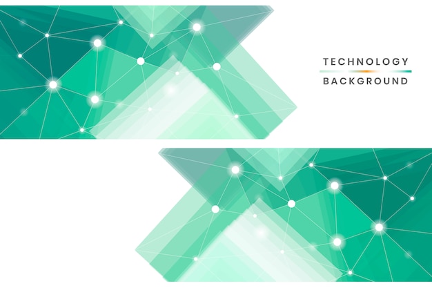 Free vector technology banners set