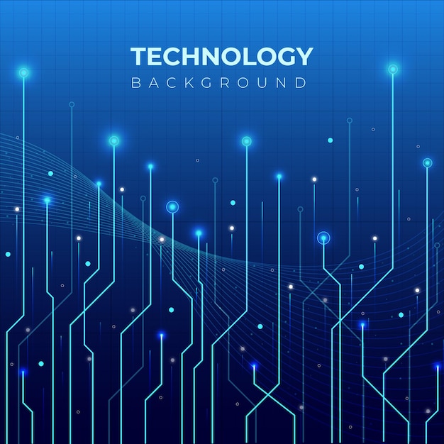 Technology Big data gradient background