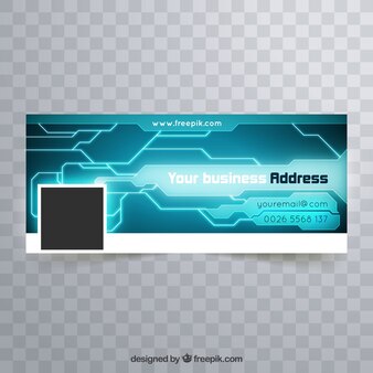 Technology company facebook cover