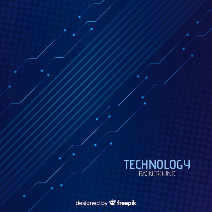 Free Vector technology concept background