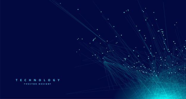 Technology digital data mesh network background