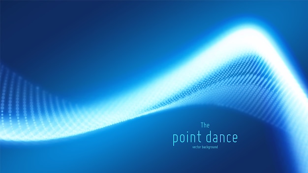 Free vector technology digital splash or explosion of data points background. point dance waveform. cyber ui, hud element.