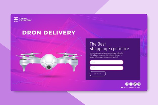 Technology & future landing page