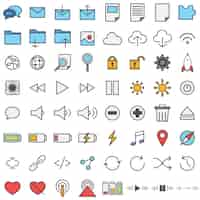 Free vector technology icons