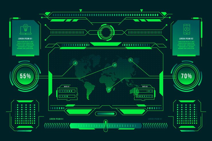 Free Vector technology infographic concept