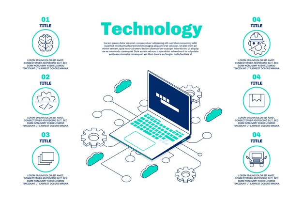 Технология инфографики шаблон