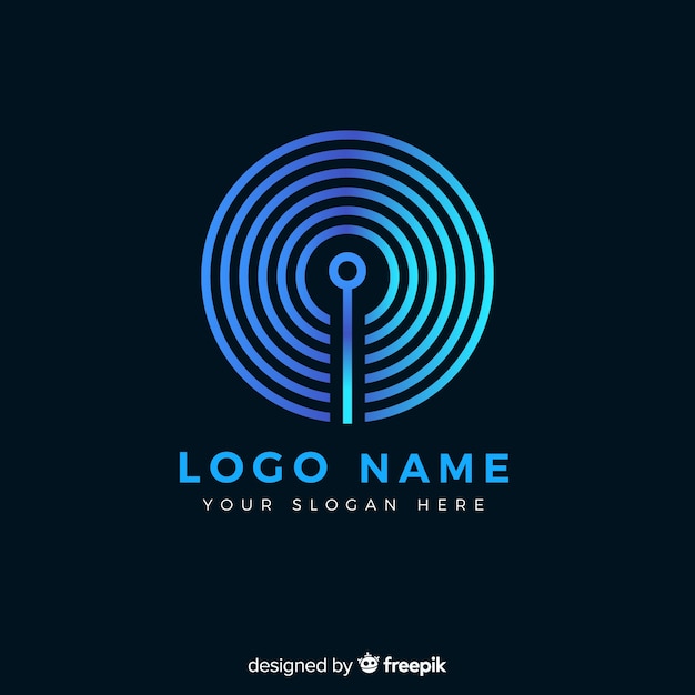 Технология логотипа фон