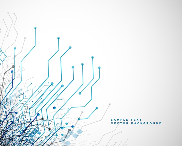 technology network circuit lines abstract background