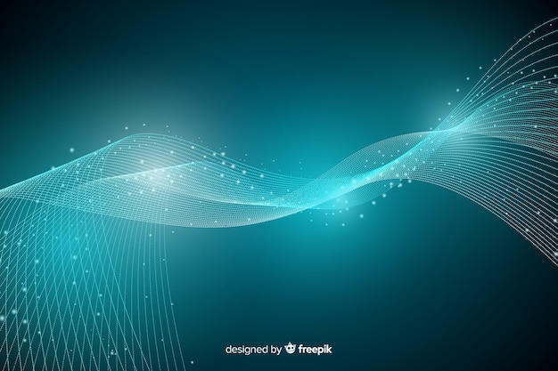 Technology particle abstract background