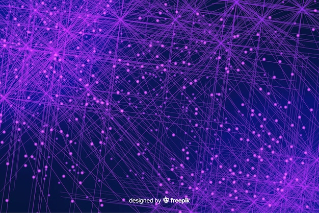 technology particle design background