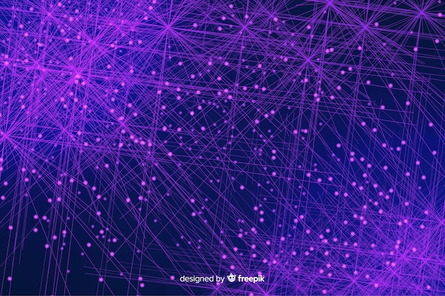 Technology particle design background