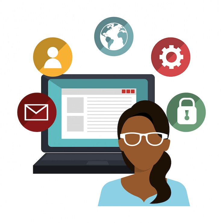 Free Vector technology services illustration 