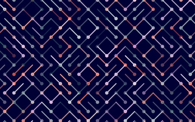技術ベクターのシームレスなパターン バナーの幾何学的な縞模様の飾りモノクロ線形背景