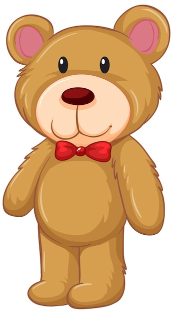 Teddy Bear. A vector illustration of a cute cartoon teddy bear 14325856  Vector Art at Vecteezy