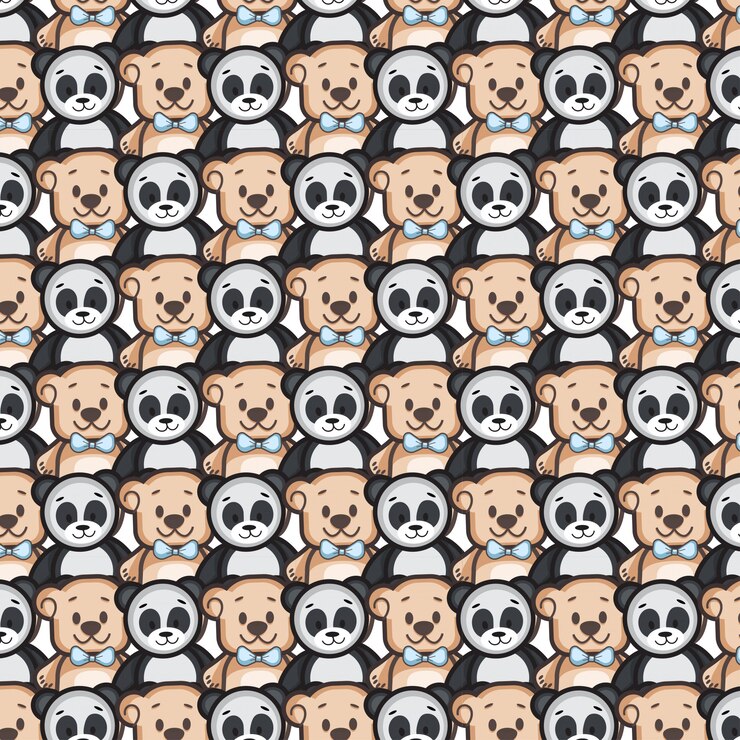 Teddy bears pattern