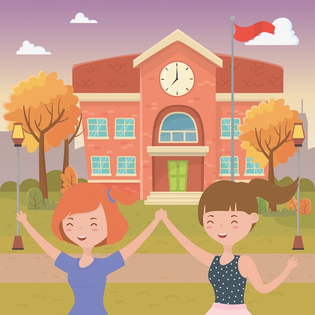 Cartoons of Teenage Girls – Free Vector Templates