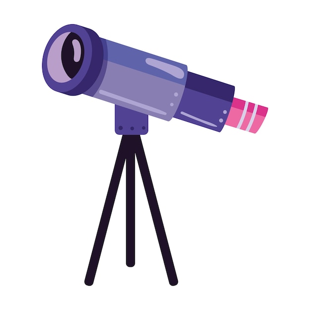 Telescope observation icon