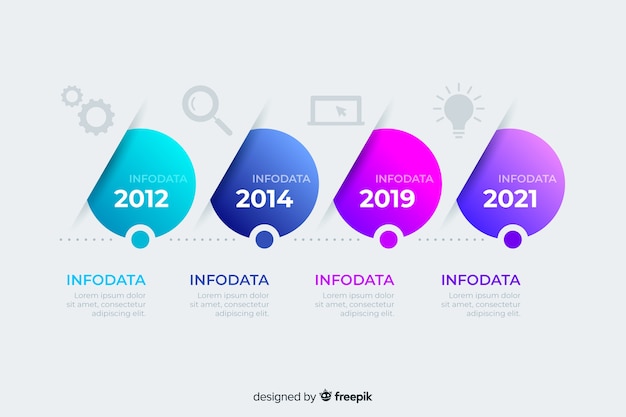 템플릿 사업 일정 infographic