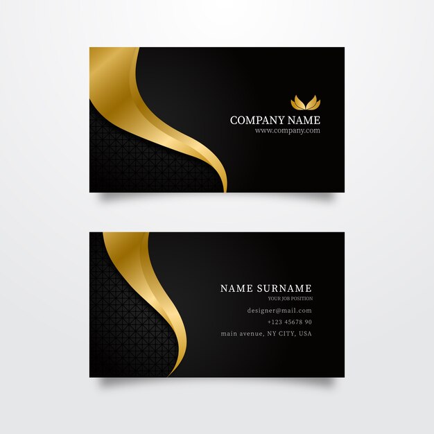 Template luxury business card