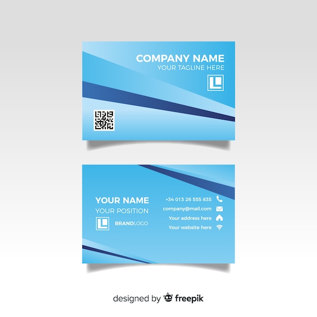 Template professional business card template