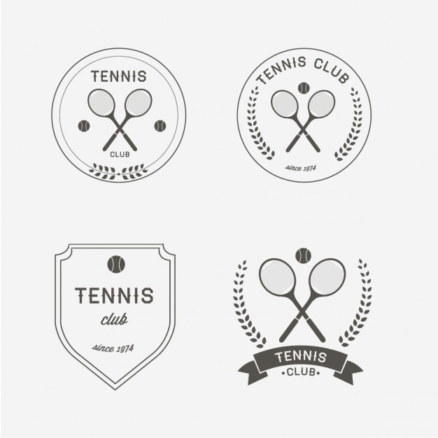 Disegno tennis logo