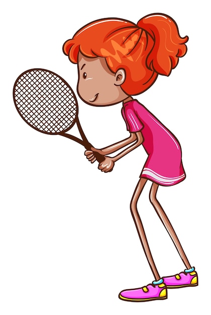 Free vector tennis