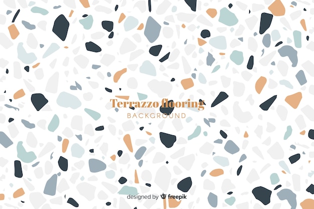 Free vector terrazzo floor background