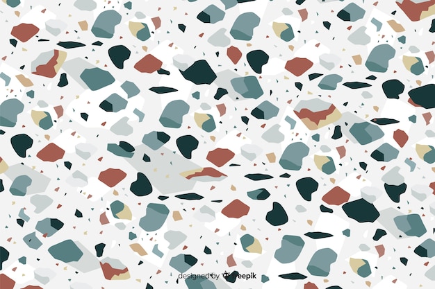 Free vector terrazzo floor background