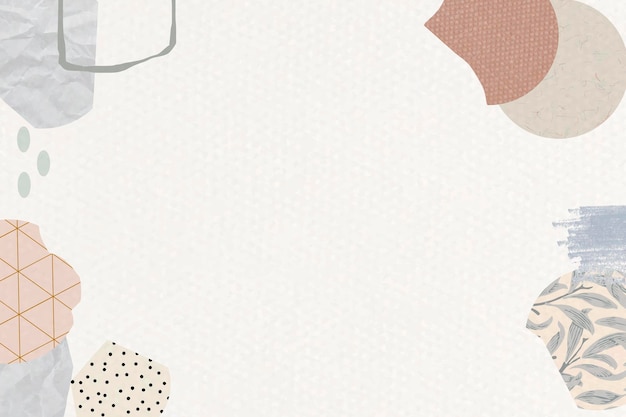 Free vector terrazzo pattern on beige background