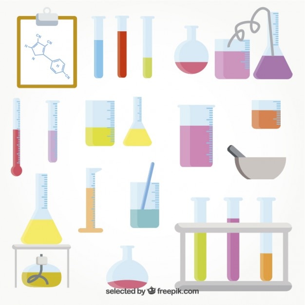 Free vector test tubes collection