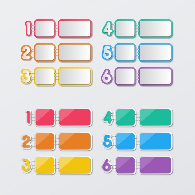 Free Vector text balloons with two squares