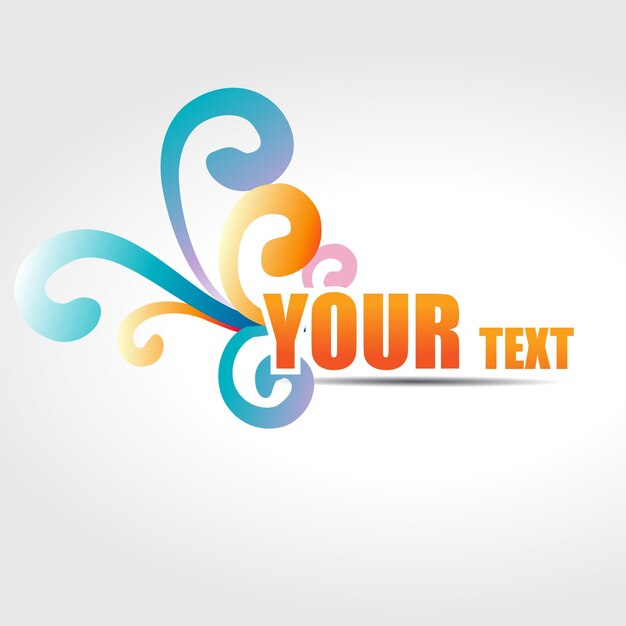 Text design background