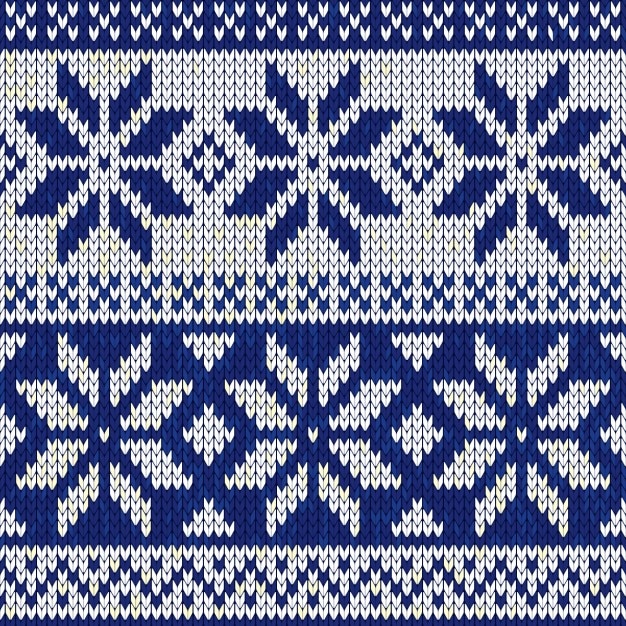 Free vector textile background for winter