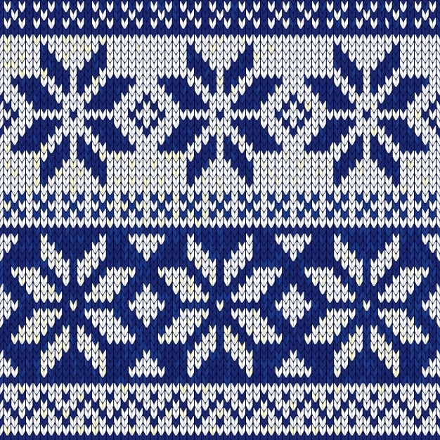 Free vector textile background for winter