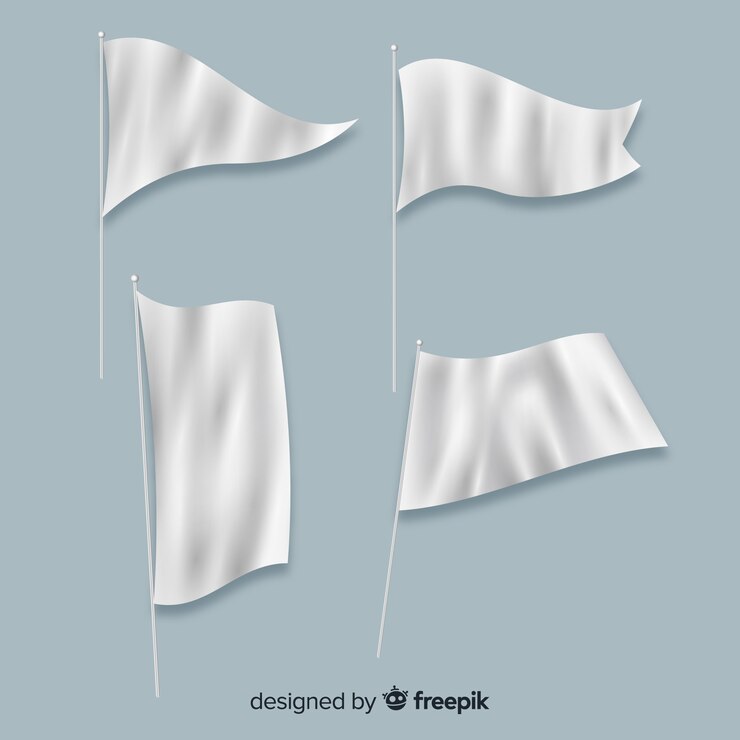 Free Vector textile flag collection