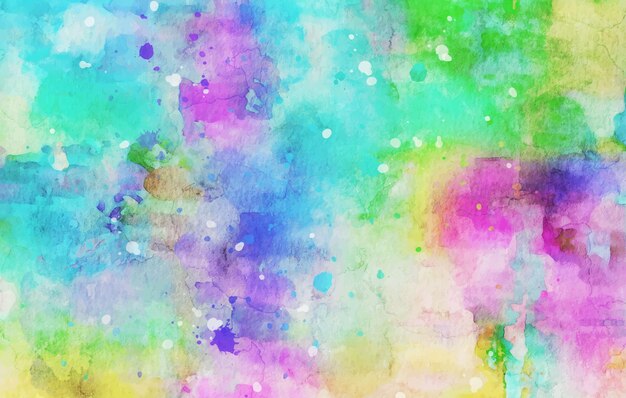 texture of rainbow color watercolor