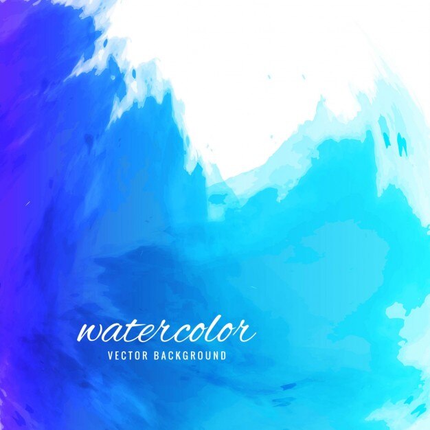 Free vector textured watercolor background