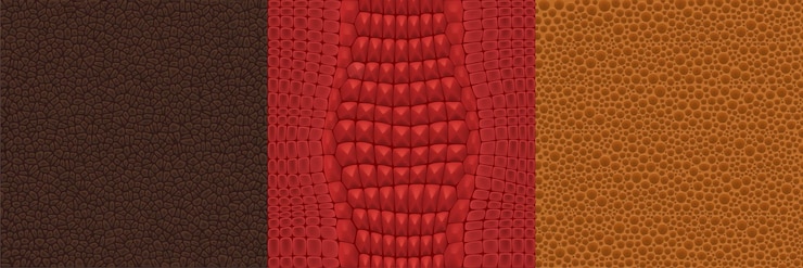 Free Vector textures of snake and crocodile skin
