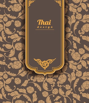 Thai pattern background