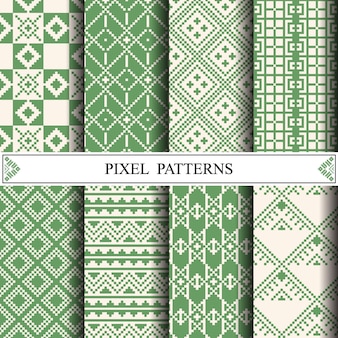 Thai pixel pattern for making fabric textile