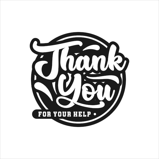 Free Vector Thank You Sticker Collection