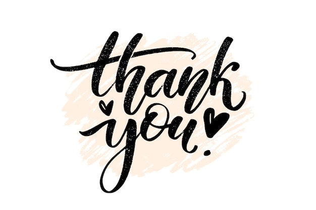 Premium Vector Thank You For Watching Lettering